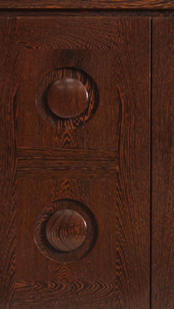Vintage Brutalist Sideboard 1970s – Wood (photo 11 of 13)