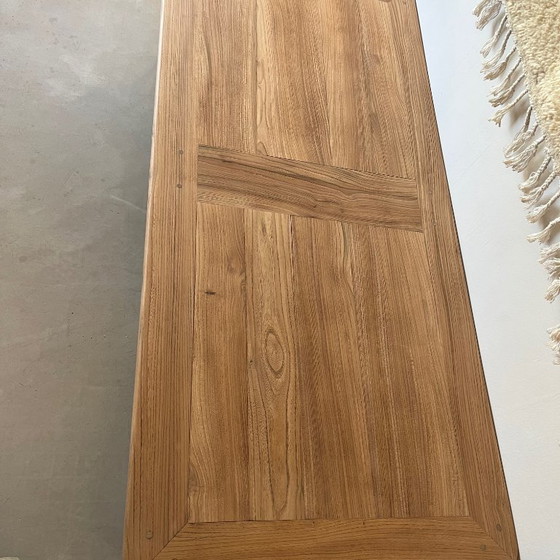 Image 1 of Tavolino in legno con gambe in metallo