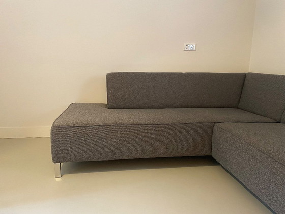 Image 1 of Montel Strike - divano angolare - mono grafite - gambe cromate