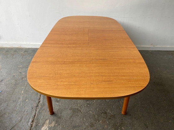 Image 1 of 1960’s Mid-Century modern  large extending dining table by Schreiber Furniture