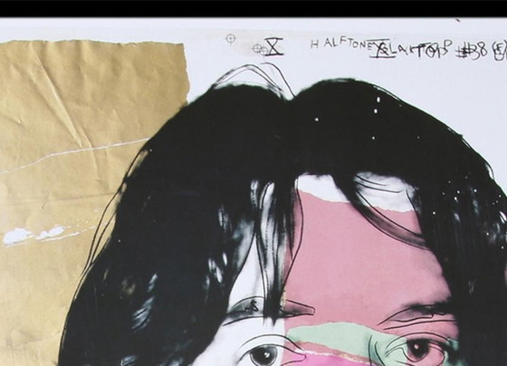 Image 1 of Andy Warhol – Mick Jagger Pop Art Lithografie (1975) | Beperkte oplage print