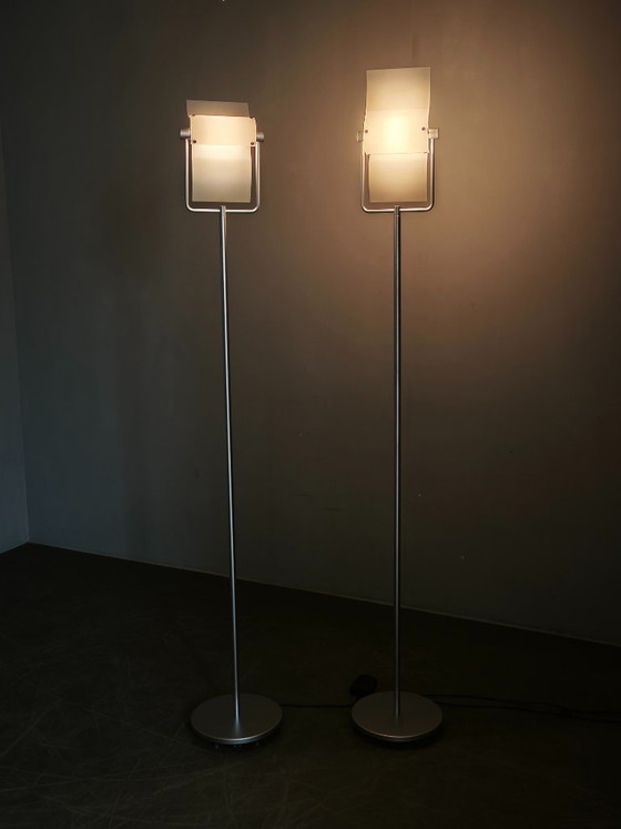 1994 ClassiCon BIA Floor Lamp by Gioia Meller Marcovicz, Germany, Floor lights, Metal, Glass, White (photo 2 of 11)