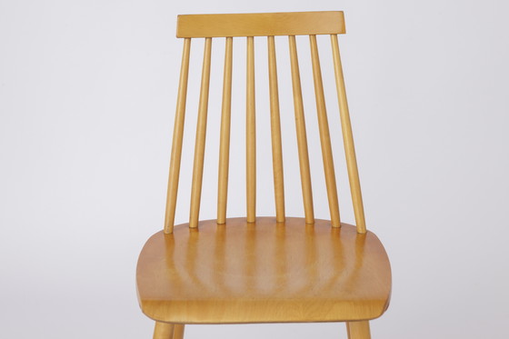 Image 1 of 1 of 2 Yngve Ekström "Pinocchio" Dining Chair – Swedish Beechwood, 1960s Vintage Scandinavian Design