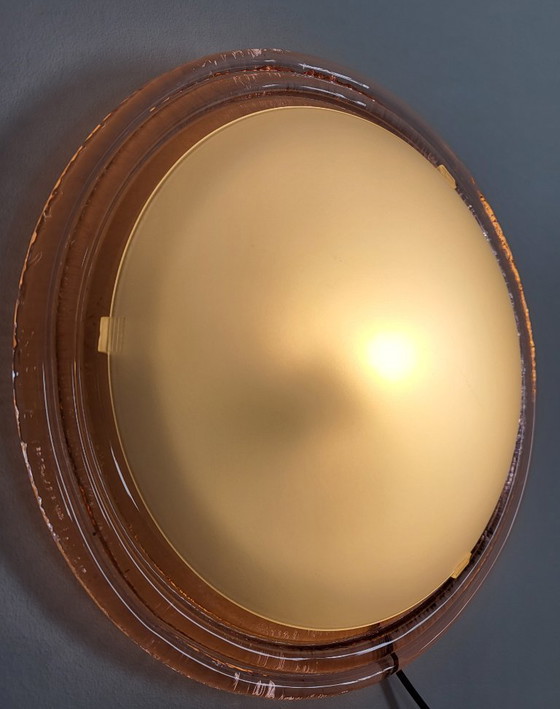 Image 1 of Lampada da soffitto rosa vintage