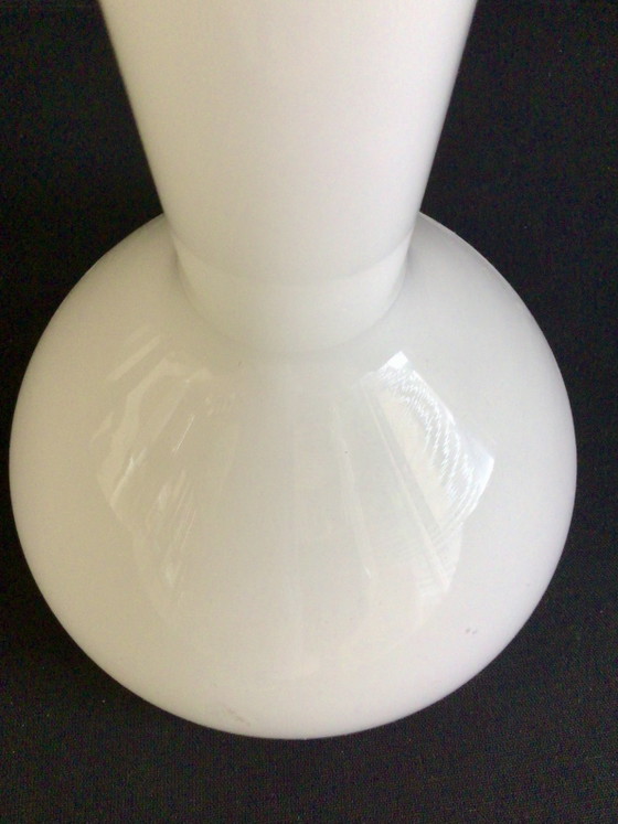 Image 1 of Vintage Kastrup Holmegaard Table Lamp with linen shade