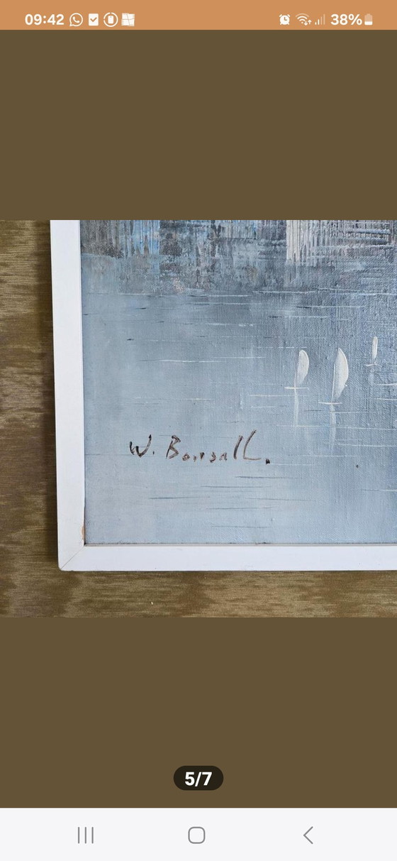 Image 1 of Vintage oil painting W. Bonsall
63x53 cm incl. frame.