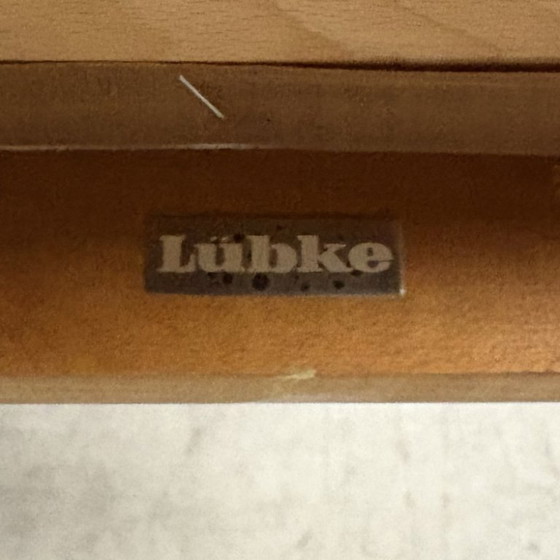 Image 1 of Set van 6 eetkamerstoelen – Lübke – jaren 70