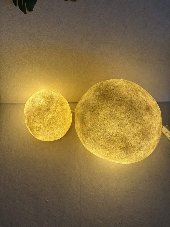 Image 1 of Vintage Falkenberg ‘Moon Rock’ Lamps 1980s