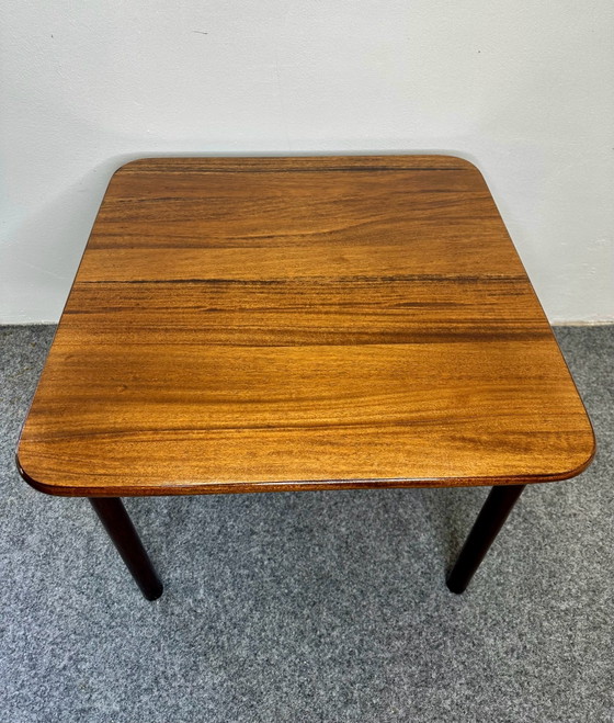Tavolino in teak di design danese Mid-Century Haslev Møbelsnedkeri, Tavoli da pranzo, Legno, Marrone (foto 12 di 15)