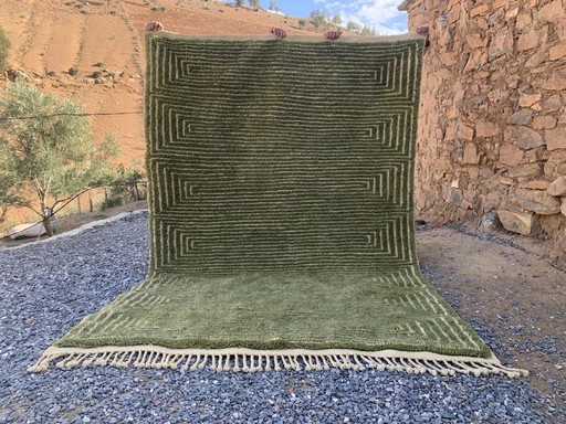 Handgeweven Berber tapijt, natuurlijke ambachtelijke kwaliteit, 150x250 cm