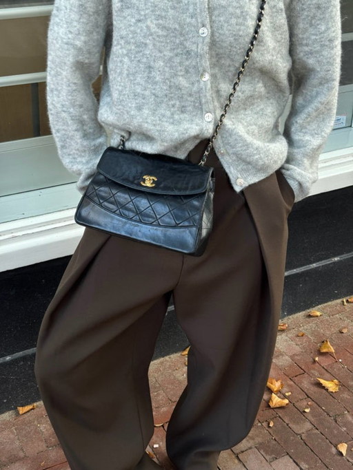 Borsa vintage con patta