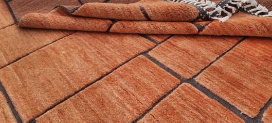 Image 1 of Tapis berbère en laine noué à la main – 239 × 175 cm – Excellent état