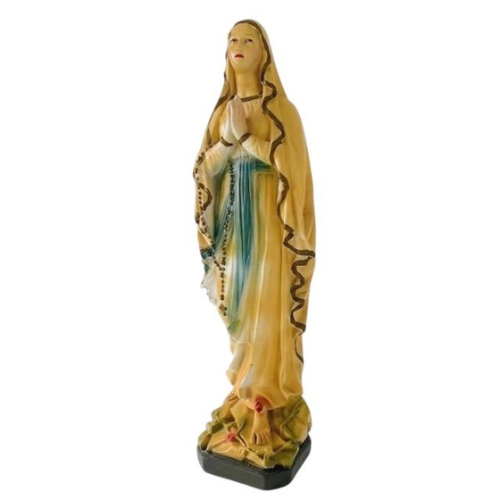 Image 1 of Vintage XL maria statue religious Mary statue