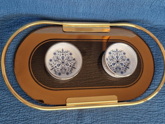 Image 1 of Vassoio ovale di Umberto Mascagni, anni '70