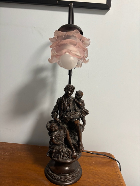 Jugendstil-Lampe aus Regule – Tischlampen, Metall (photo 10 of 10)