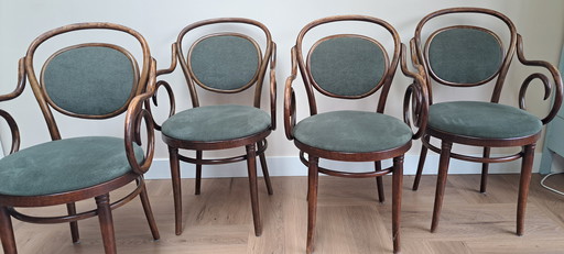 4x vintage Bistro chair (Thonet style)