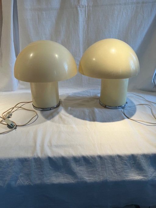 Vintage Leila Longato Lamps – tafellampen, Metal, Plastic