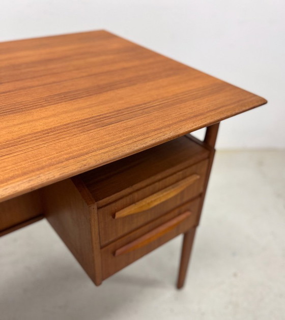 Image 1 of Teak Desk By Gunner Nielsen For Tibergaard, 1960s.