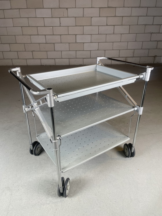 Image 1 of Kartell Oxo Serving Cart/Trolley By Antonio Citterio (Blue)