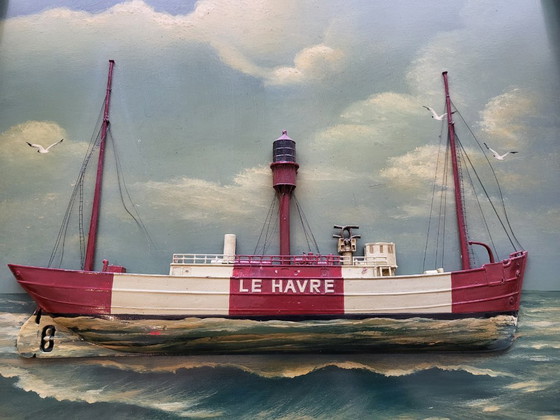 Image 1 of Schilderij 'Country Corner', bootdecoratie, Le Havre