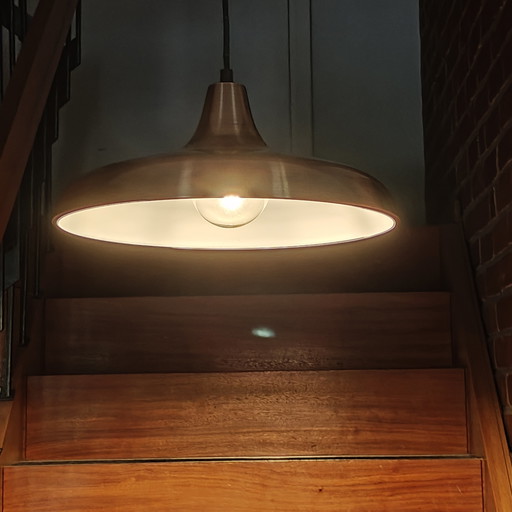 Philips hanglamp in mid-century stijl, geborsteld koper – 40 cm