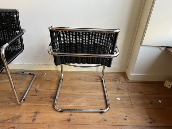 Image 1 of 4x Chaises de salle à manger vintage Tecta D41 Freischwinger