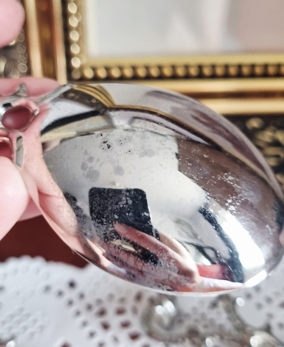 Ensemble de 6 cuillères à huîtres/amuse-bouche vintage – Couverts, Metal (photo 8 of 15)