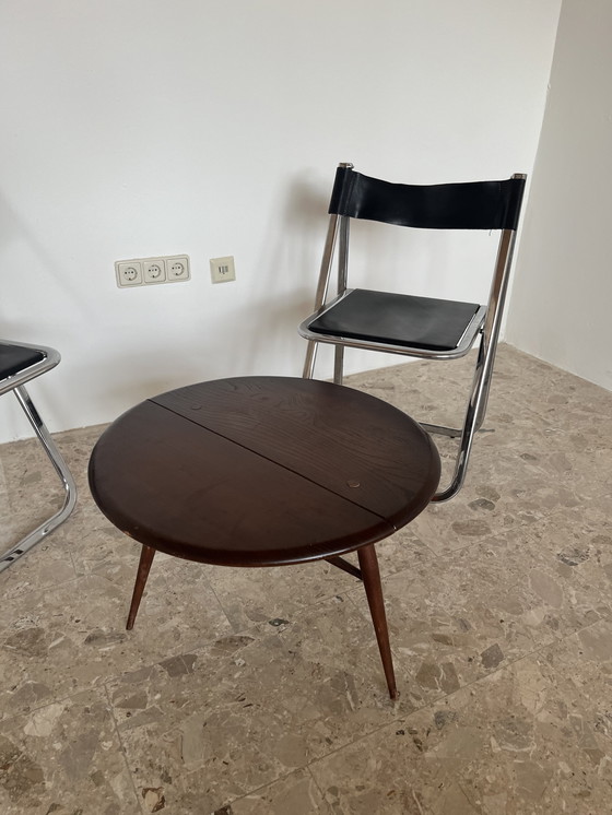 Image 1 of Originele Arrben Tamara klapstoelen met zwart leer