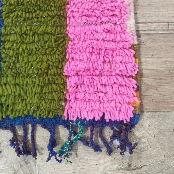 Image 1 of Berber-Wollläufer – Handgefertigt aus 100 % Wolle aus Marokko (206 × 85 cm)