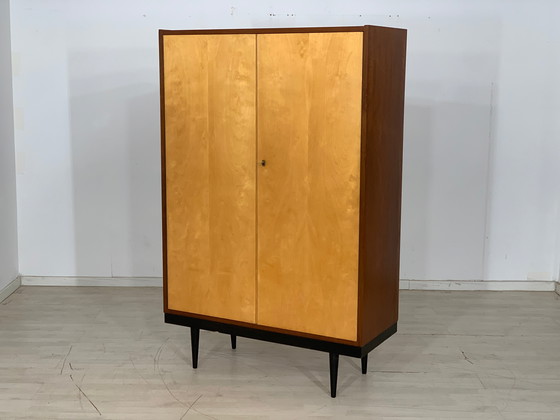 Image 1 of Mid century linen cupboard closet closet vintage