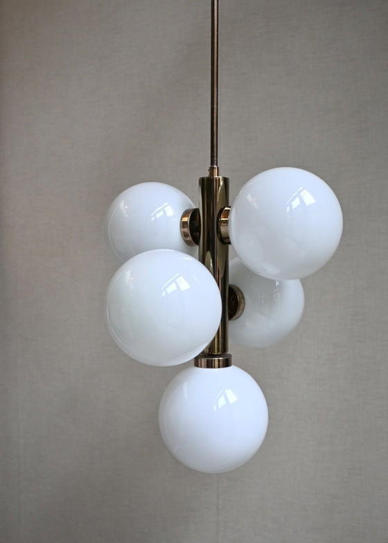 Image 1 of Lampada a globo massiccia, probabilmente degli anni '80