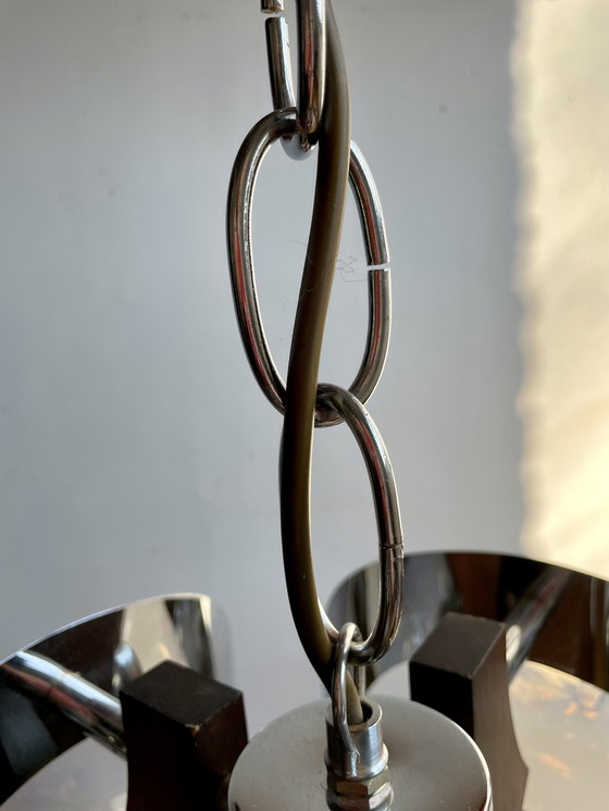 Image 1 of Lampe suspendue Mazzega Murano de l'ère spatiale