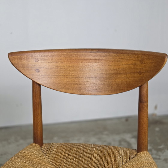 Image 1 of 2x Peter Hvidt, Mølgaard Nielsen eetkamerstoel Deens vintage
