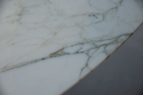 Tulipán Knoll ovalado original (244x137) Calacatta Gold (Oro) Eero Saarinen – Mesas de comedor, Marble (photo 15 of 15)