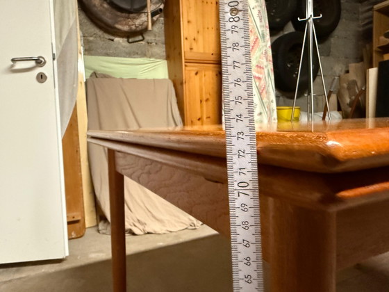 Image 1 of Conjunto de mesa y sillas de teca, Grete Jalk, década de 1970, Glostrup danés, mediados de siglo