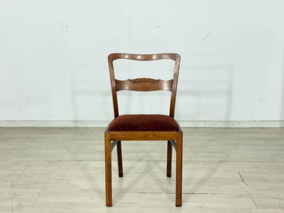 Image 1 of Ensemble de 3 magnifiques chaises/chaises de salle à manger Art Nouveau – vers 1920