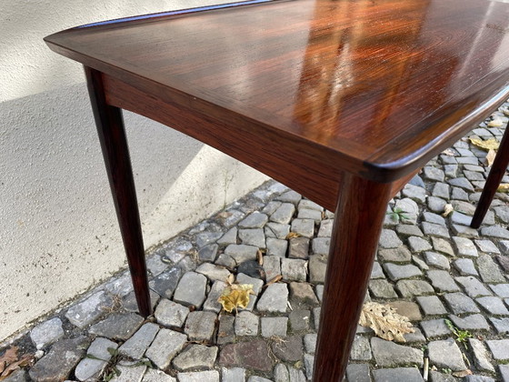 Image 1 of Jorgen Aakjaer Jorgensen per Møbelintarsia - Tavolino da caffè in palissandro / Tavolino da caffè della metà del secolo