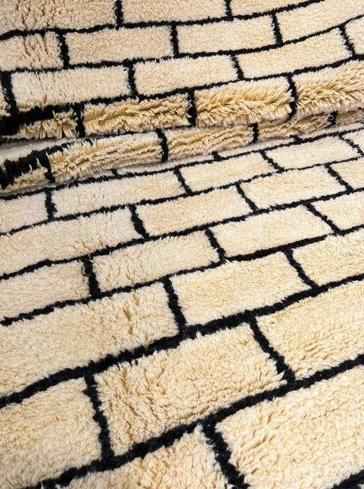 Tapis Marocain Contemporain Fait Main – Stijl Berbère 300cmx150cm – vloerkleden en tapijten, Cotton (photo 2 of 6)