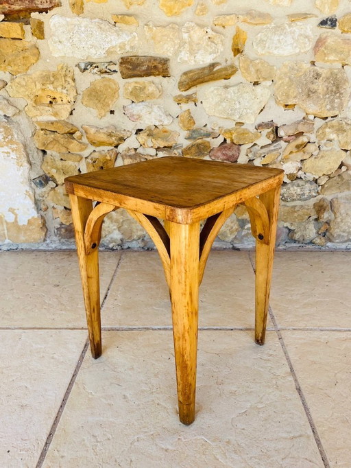 Vintage Bistro Stool by Luterma, 1950s