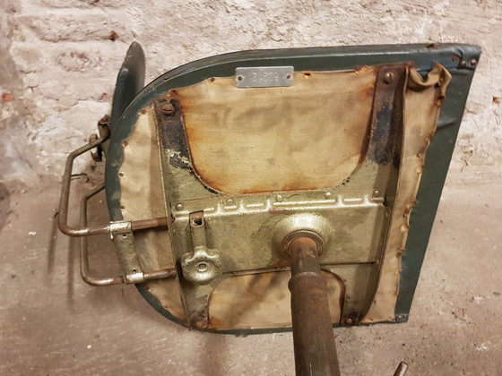 Image 1 of Selection of 4 industrial work chairs from the 1940s and 1950s