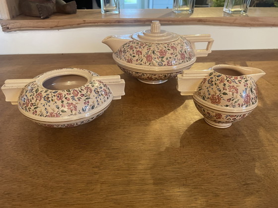 Image 1 of Theeservies van Jean Robj Art Deco 1930