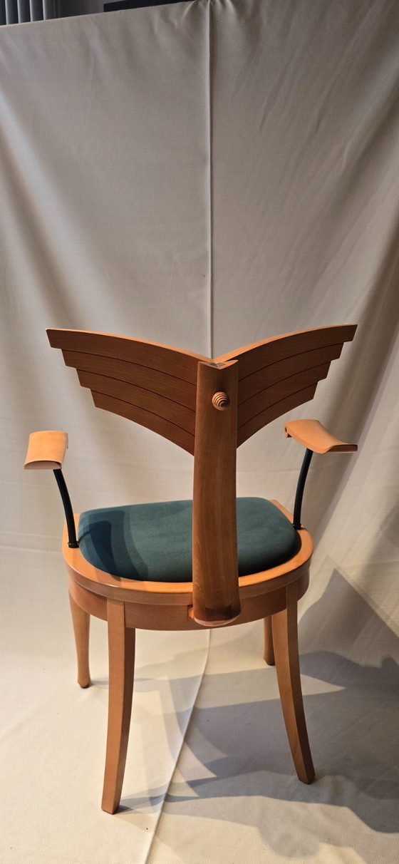 Image 1 of Lot de 2 Giorgetti : Chaises "Olimpia" - Design Massimo Scolari - Premier propriétaire