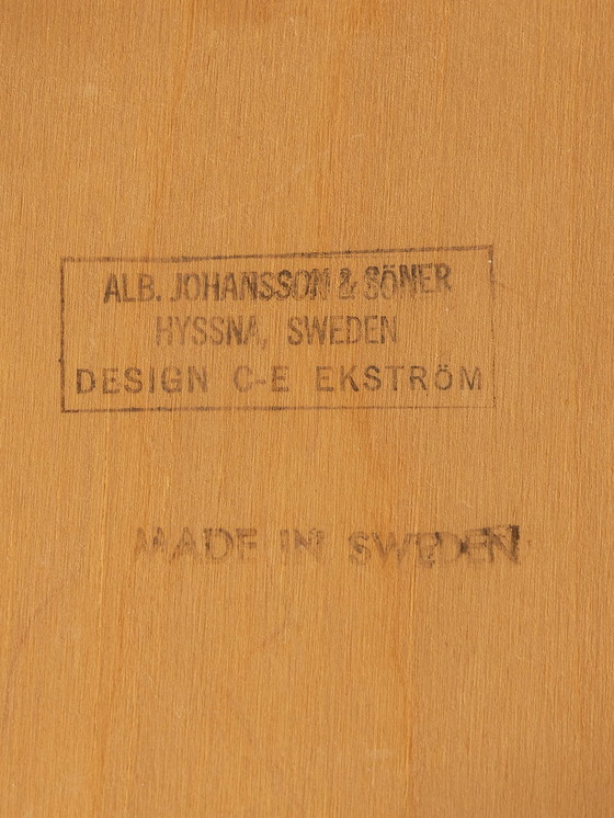 Image 1 of 4x Eetkamerstoelen van Carl Ekström