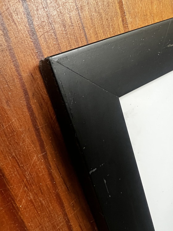 Image 1 of 2x JF Kennedy, Vintage, Grande Poster in Bianco e Nero con Cornice