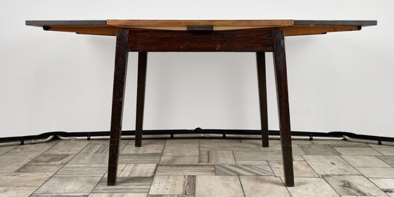 Table de salle à manger extensible, Tchécoslovaquie des années 1960 – Tables de salle à manger, Wood (photo 4 of 13)