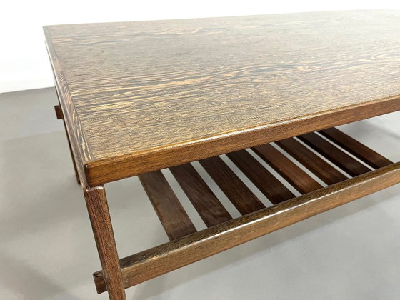 Image 1 of Wenge wood coffee table from the 1960s