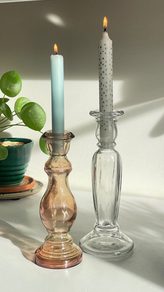 Par de portavelas de cristal transparente – Glass (photo 27 of 30)