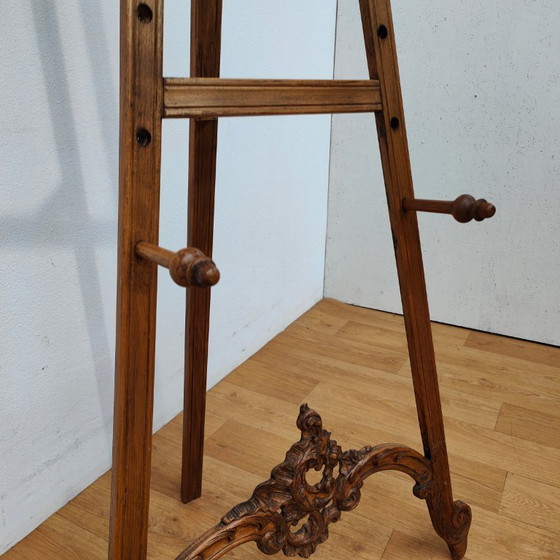 Image 1 of Cavalletto antico in stile rococò. Supporto per pittura, cavalletto