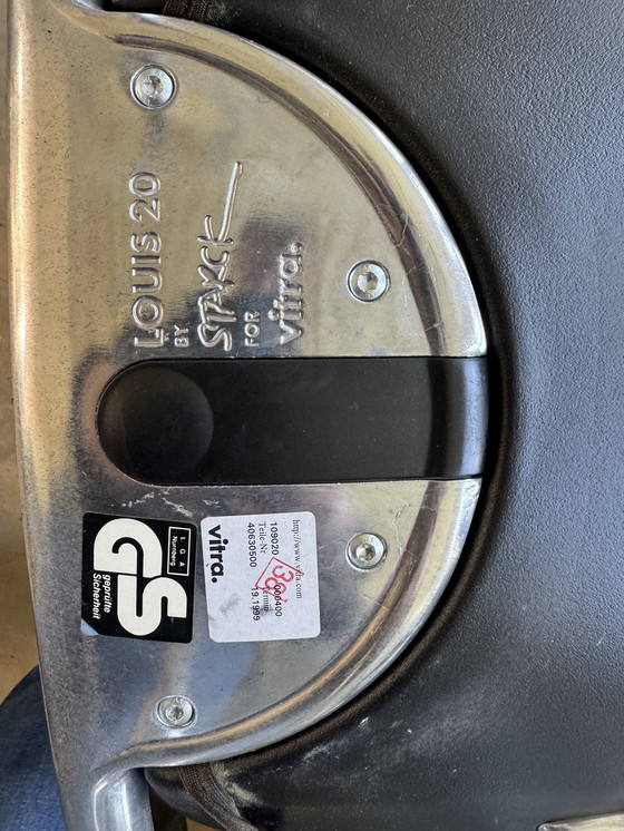 Image 1 of 3x Sedia da pranzo Vitra Louis 20