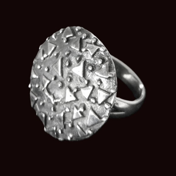 Image 1 of Anello in argento massiccio - Misura 18 o 57